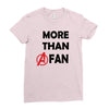 Avengers More Than A Fan Ladies Fitted T-Shirt