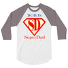 bob is super dad 3/4 Sleeve Shirt