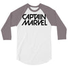 captain marvel 5 3/4 Sleeve Shirt