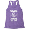Back Off I Have A Crazy Pawpaw And I am not Afraid To Use Him Racerback Tank