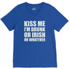 kiss me i'm drunk or irish V-Neck Tee