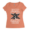 funny rude fart ninja ideal birthday gift or present Women's Triblend Scoop T-shirt