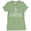 i'm no gynecologist but i'll take a look Ladies Fitted T-Shirt