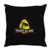 yoshi's island park Throw Pillow