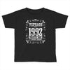 vintage made in 1992 perfectly aged a living legend Toddler T-shirt