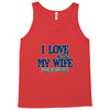my wife lets me fishing Tank Top