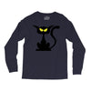 black cat Long Sleeve Shirts