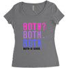 Both is Good Women's Triblend Scoop T-shirt