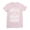 There's This Girl Who Kinda Stole My Heart Grandpa Ladies Fitted T-Shirt