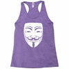 anonymous mask Racerback Tank