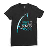 bends over Ladies Fitted T-Shirt