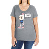 bummer, man Ladies Curvy T-Shirt