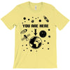 you are here outer space T-Shirt