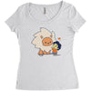 bffs (steven and lion) Women's Triblend Scoop T-shirt