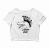 i wanna rock! Crop Top