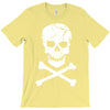 skull and crossbones pirate neon T-Shirt