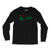 ugly santa ho ho hoo! Long Sleeve Shirts
