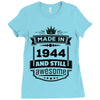 Made In 1944 And Still Awesome Ladies Fitted T-Shirt