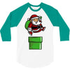 santa jumps 3/4 Sleeve Shirt