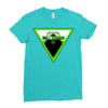 BACK TO DOWN Ladies Fitted T-Shirt