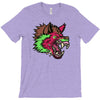 pink punk wolf T-Shirt