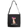 chihuahua mom Adjustable Strap Totes