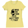 Who the Fook Is That Guy, McGregor VS Alvarez Ladies Fitted T-Shirt