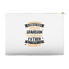 Super Cool Grandson Of A Freaking Awesome Father Accessory Pouches