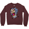 space monkey Crewneck Sweatshirt