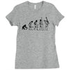 evolution of a guitarist Ladies Fitted T-Shirt