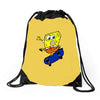 sponge board Drawstring Bags