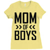 mom of boys Ladies Fitted T-Shirt
