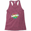 neon basketball Racerback Tank