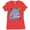 let's drift away Ladies Fitted T-Shirt