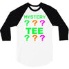 mystery tee shirt random funny cheap t shirt pop culture hipster graph 3/4 Sleeve Shirt