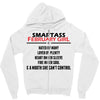 Smartass February Girl Zipper Hoodie