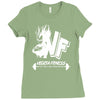 vegeta fitness gym Ladies Fitted T-Shirt