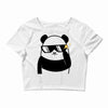 panda bear Crop Top