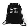 just cut it Drawstring Bags