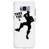 fortnite take the L black logo Samsung Galaxy S8 Plus Case