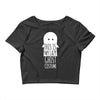 this is my lazy ghost costume Crop Top