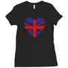 england flag Ladies Fitted T-Shirt