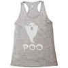 ghost poo Racerback Tank