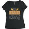 If Dad Can't Fix It No One Can Women's Triblend Scoop T-shirt