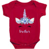 birthday unicorn family series brother Baby Bodysuit