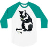 radioactive cat 3/4 Sleeve Shirt
