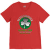 silver shamrock V-Neck Tee