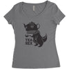 tea rex Women's Triblend Scoop T-shirt