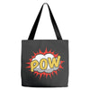 POW! Funny Explosion Cartoon Tote Bags