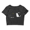 black cat magic Crop Top